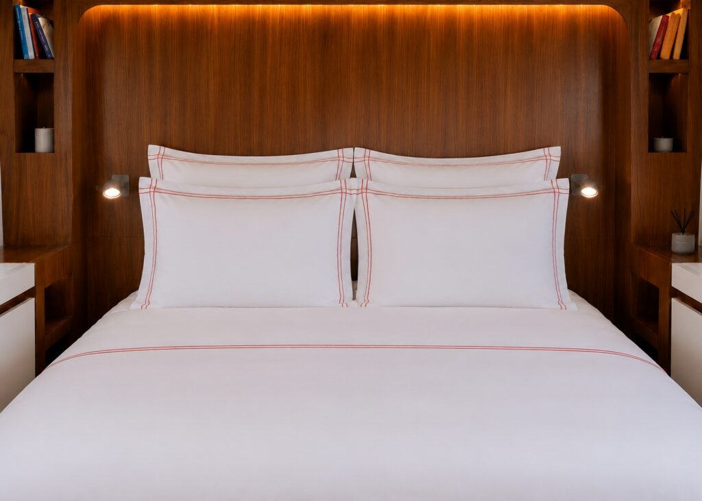 Ropa de cama para barco Burano, vista frontal